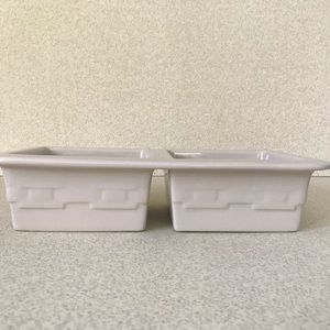 ‼️SOLD‼️ NIB—Longaberger Pottery Cake for Two dish